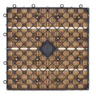 Mini Deck Modular de Plástico Cumaru Frisado 30x30cm Massol