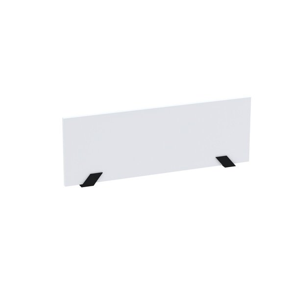 Mini Divisoria Para Mesas De Escritório 131cm Branco