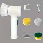 Mini Esfregão Elétrico Bivolt Recarregável Usb 3 Em 1 Limpeza