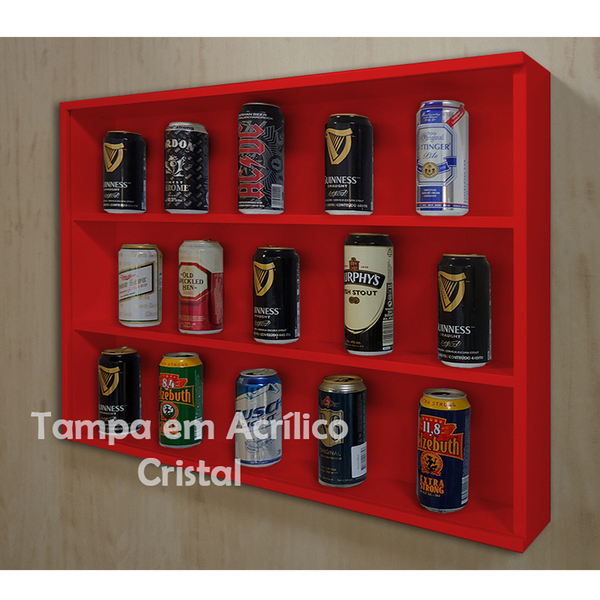 Mini Estante Vitrine Para Coleções Miniaturas Cervejas Boneca