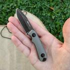 Mini Faca Tática Coyote Nkt Aço Inox 420 Full Tang Com Bainha