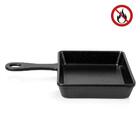 Mini Frigideira Quadrada 12,6 Cm Melamina Preta 100% Profissi