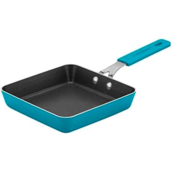 Mini Frigideira Quadrada Cuisinart  Turquesa 14cm 5730m-14tq