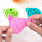 Mini Funil De Silicone Colorido Cozinha