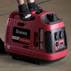 Mini Gerador de Energia à Gasolina 1,8Kva Motor 4HP 4 Tempos 3,7L B4T-2000i 220V Branco