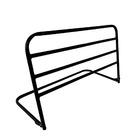 Mini Grade De Proteção Para Cama Simples - 100% Aço - Preta -