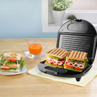Mini Grill E Sanduicheira Inox Preto 750w Philco 127v