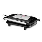 Mini Grill Panini 220v-850w Acabameno Inox Ce122 Preto 220v