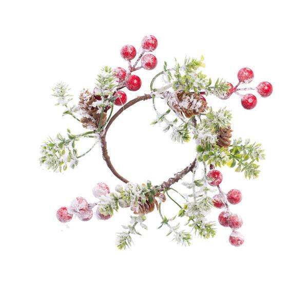 Mini Guirlanda Com Pinhas E Frutas 20 Cm 1103183