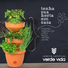 Mini Horta Vertical Auto Irrigável Verde Vida Branca