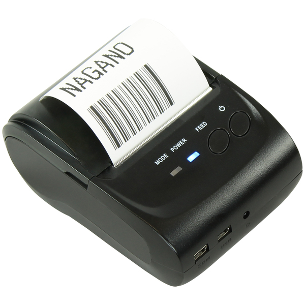 Mini Impressora Térmica Usb Bluetooth 58mm Pc Android Ios Por