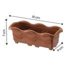 Mini Jardineira Na Cor Telha (0,4ml) Injeplastec