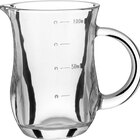 Mini Jarra 9x8x6cm 100ml Vidro Transparente