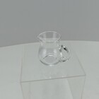 Mini Jarra Água Suco Home&co Vidro 120ml 9x6x6cm Transparente
