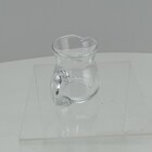 Mini Jarra Água Suco Home&co Vidro 120ml 9x6x6cm Transparente