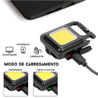 Mini Lanterna De Bolso Recarregável Led Lâmpada Tática Chavei
