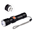 Mini Lanterna Led Tática Potente Recarregável Usb C/ Zoom