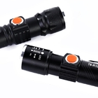 Mini Lanterna Led Tática Potente Recarregável Usb C/ Zoom