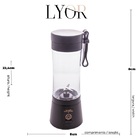 Mini Liquidificador Portatil 380ml Usb Em Plastico Lyor