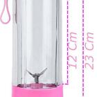 Mini Liquidificador Portátil Elétrico Recarregável Usb Rosa
