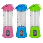 Mini Liquidificador Portátil Elétrico Shake Cabo Usb Rosa