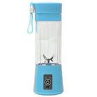 Mini Liquidificador Portátil Usb 6 Laminas Top - Azul
