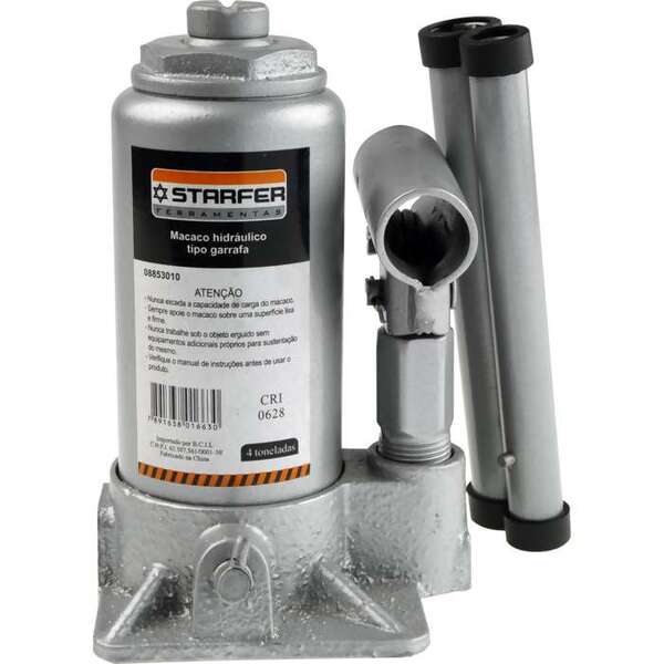 Mini Macaco Hidráulico Tipo Garrafa 8 T Original - Starfer