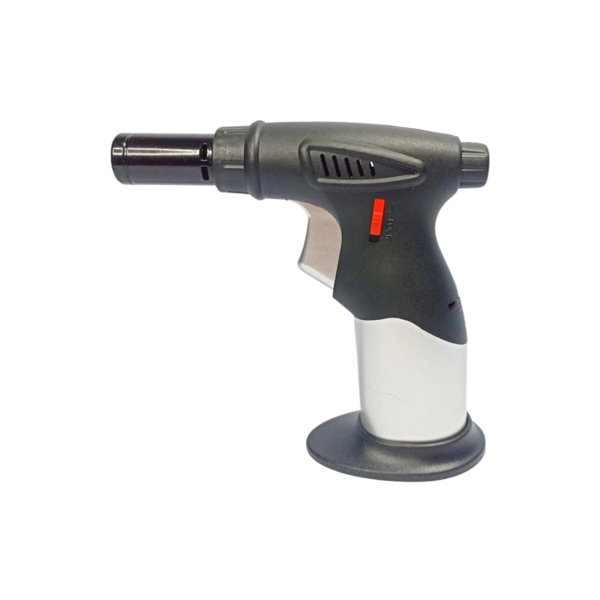 Mini Maçarico A Gás Recarregável Com Regulador De Chamas Alta