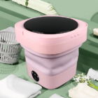 Mini Máquina De Lavar Roupa Dobrável Portátil 6,5 Litros Cor