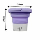 Mini Máquina De Lavar Roupa Dobrável Portátil 6,5 Litros Cor