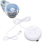 Mini Maquina Lava Roupas Usb Portatil Panos No Balde Rotativo