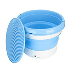 Mini Maquina Lavar Balde Retratil Dobravel 7L Tanquinho Meia