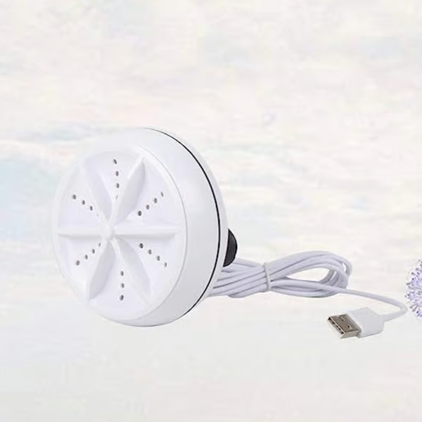 Mini Maquina Lavar Roupas Rotativa Portátil Para Balde