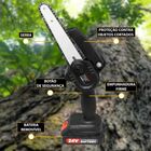 Mini Motosserra Serra Elétrica Portátil Bateria Recarregável