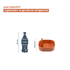 Mini Organizador De Plástico - Oikos Laranja U