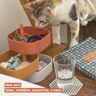 Mini Organizador De Plástico - Oikos Laranja U