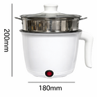 Mini Panela De Arroz Elétrica Branco 20x18cm 110v