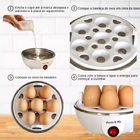 Mini Panela Eletrica Portátil Cozimento Ovos a Vapor