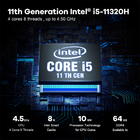 Mini Pc Beelink Sei11 Pro 1tb 16gb Processador I5 11320h