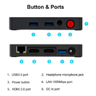 Mini Pc Beelink T5 64gb Emmc 4gb Ram Celeron N4020 Preto