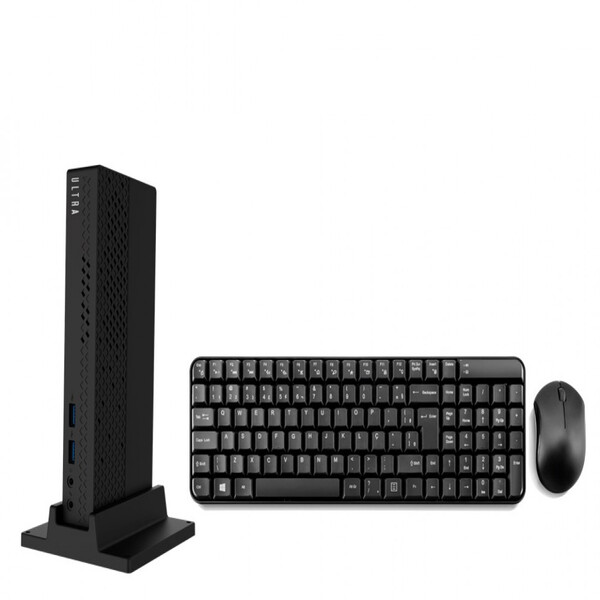 Mini Pc Ultra + Teclado E Mouse Win10. 60gb Preto Multilaser