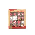 Mini Pinheiro para Mesa Plástico Ouro 14x18cm Cromus