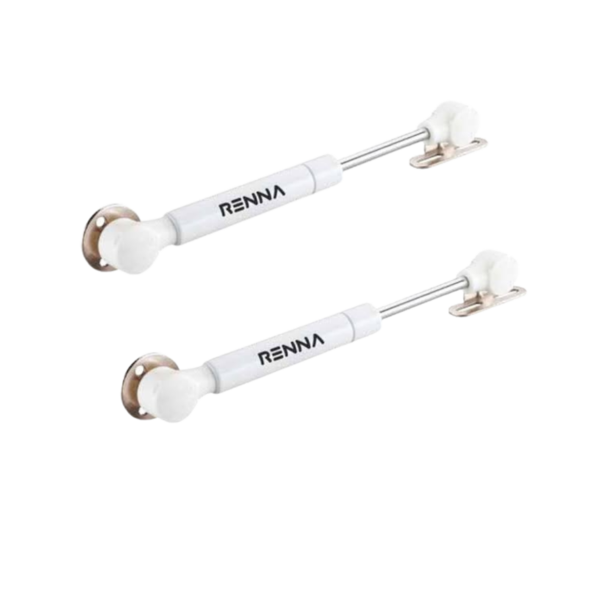 Mini Pistão A Gás Branco Abertura Para Cima 60n  2un