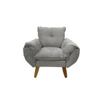 Mini Poltrona Infantil Opalinha Em Suede Quinto Sono