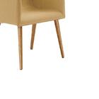 Mini Poltrona Pé Palito Pinotage Daf Mobiliário Amarelo