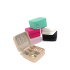 Mini Porta-jóias Em Couro Sintético Rosa Pink