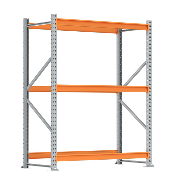 Mini Porta Pallet 120 250kg Inicial 3 Nivel 200x60 Sem Bandej
