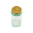 Mini Pote De Vidro Hermético Com Rolha 10cm