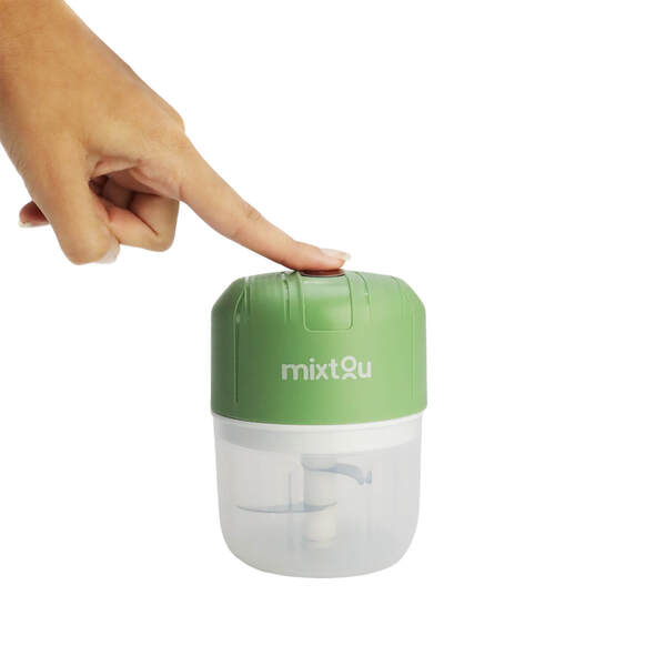 Mini Processador Alimentos Moedor Elétrico Alho S/ Fio Verde