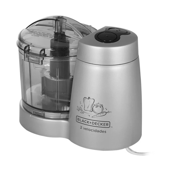 Mini Processador De Alimentos 120w Prata Black+decker Hc32p V